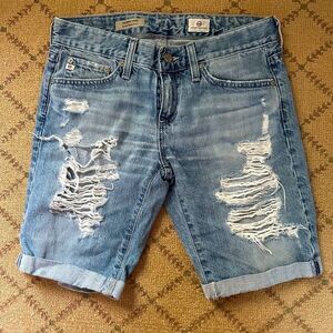 AG Adriana Goldschmied Nikki Shorts Relaxed Skinny 25